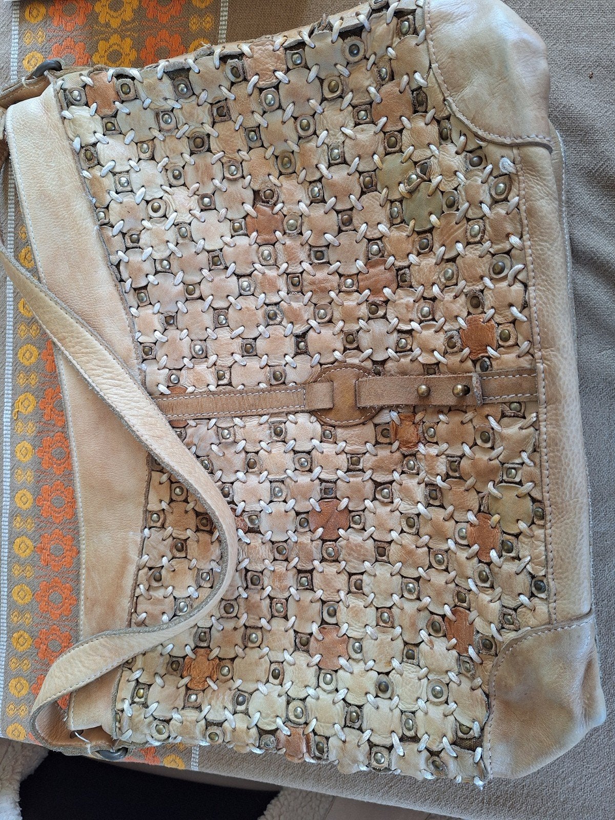 Leren tas merk Desiderius, Ophalen, Bruin, Handtas