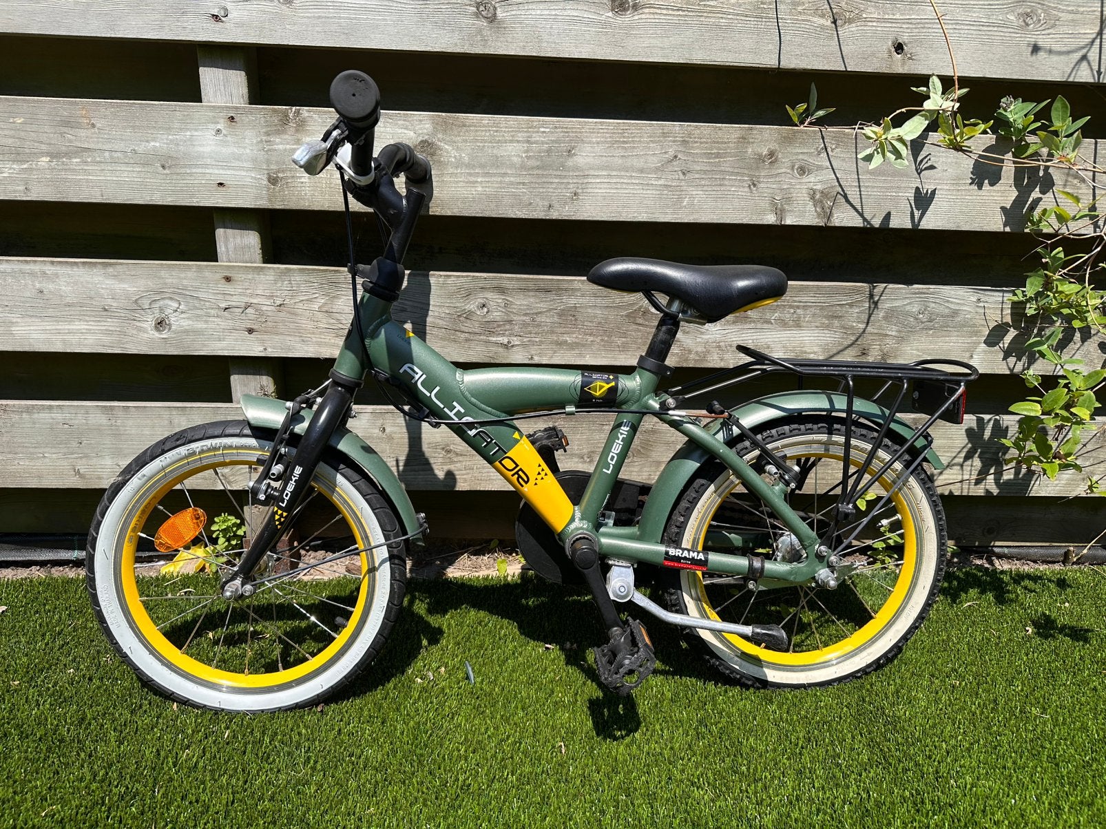 Loekie Alligator fiets 16inch, Ophalen, Zo goed als nieuw, 16 tot 20 inch