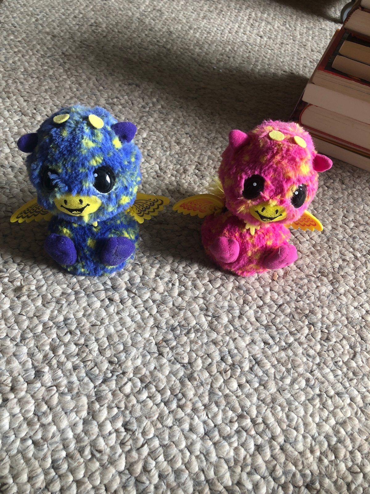Hatchimals knuffels - 2 stuks, Overige merken, Overige karakters, Overige typen, Blauw
