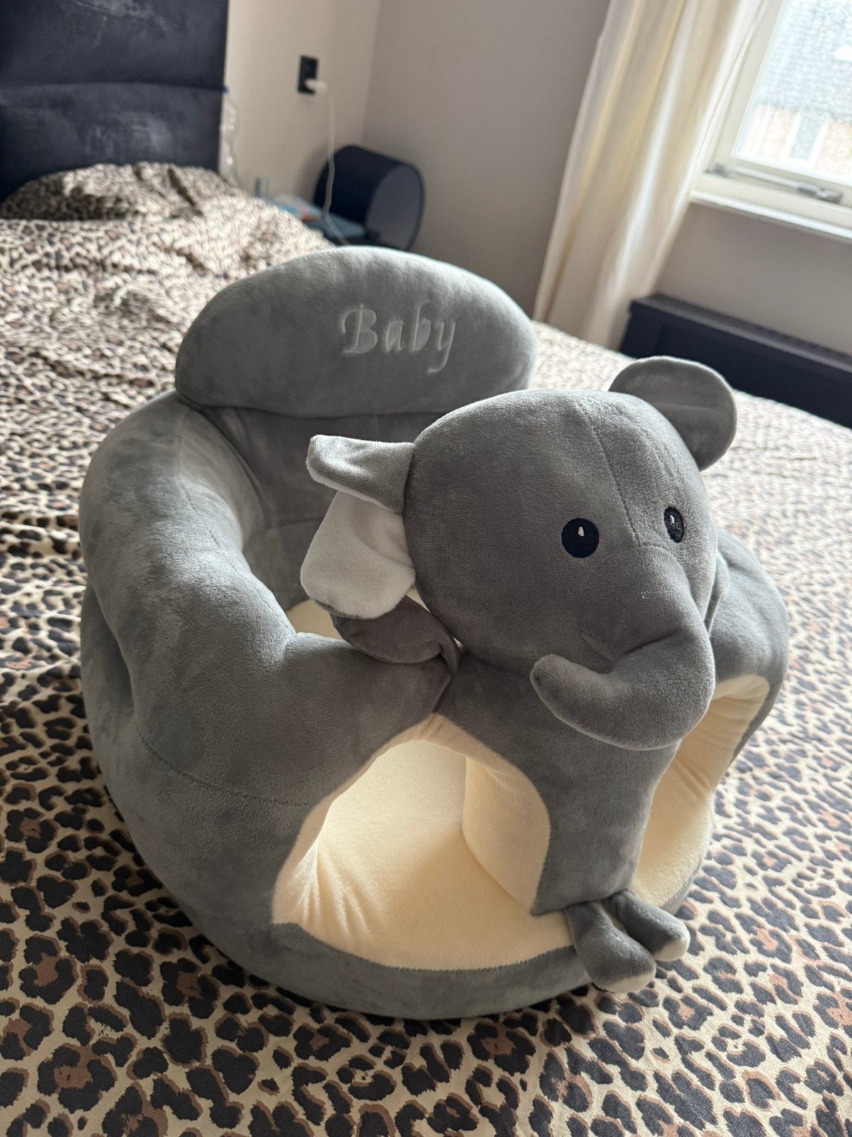 Leren zitten met olifant, Ophalen, Nieuw