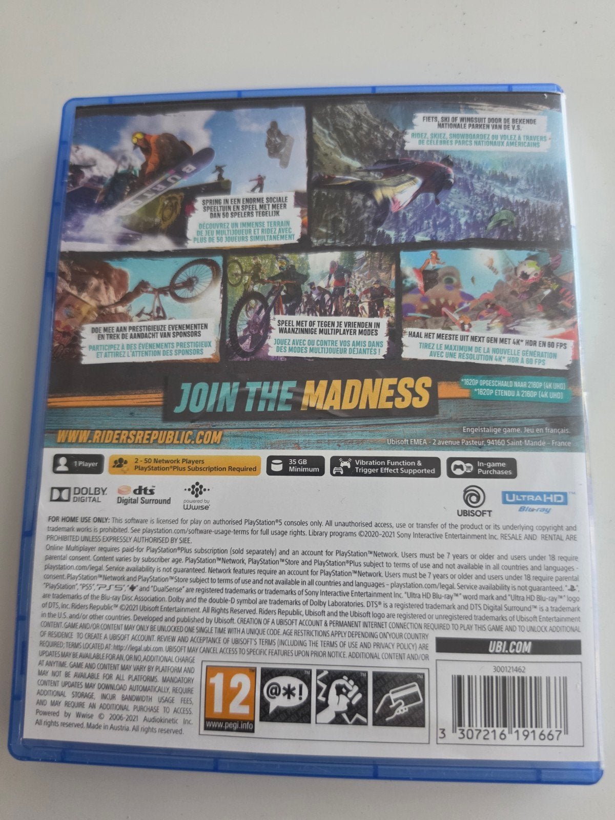 Riders Republic PS5 Zo goed als nieuw Lees Beschrijving Aub, Ubisoft, Online, Ubisoft Entertainment SA, 2 Cité du Retiro, 75008 Paris, France