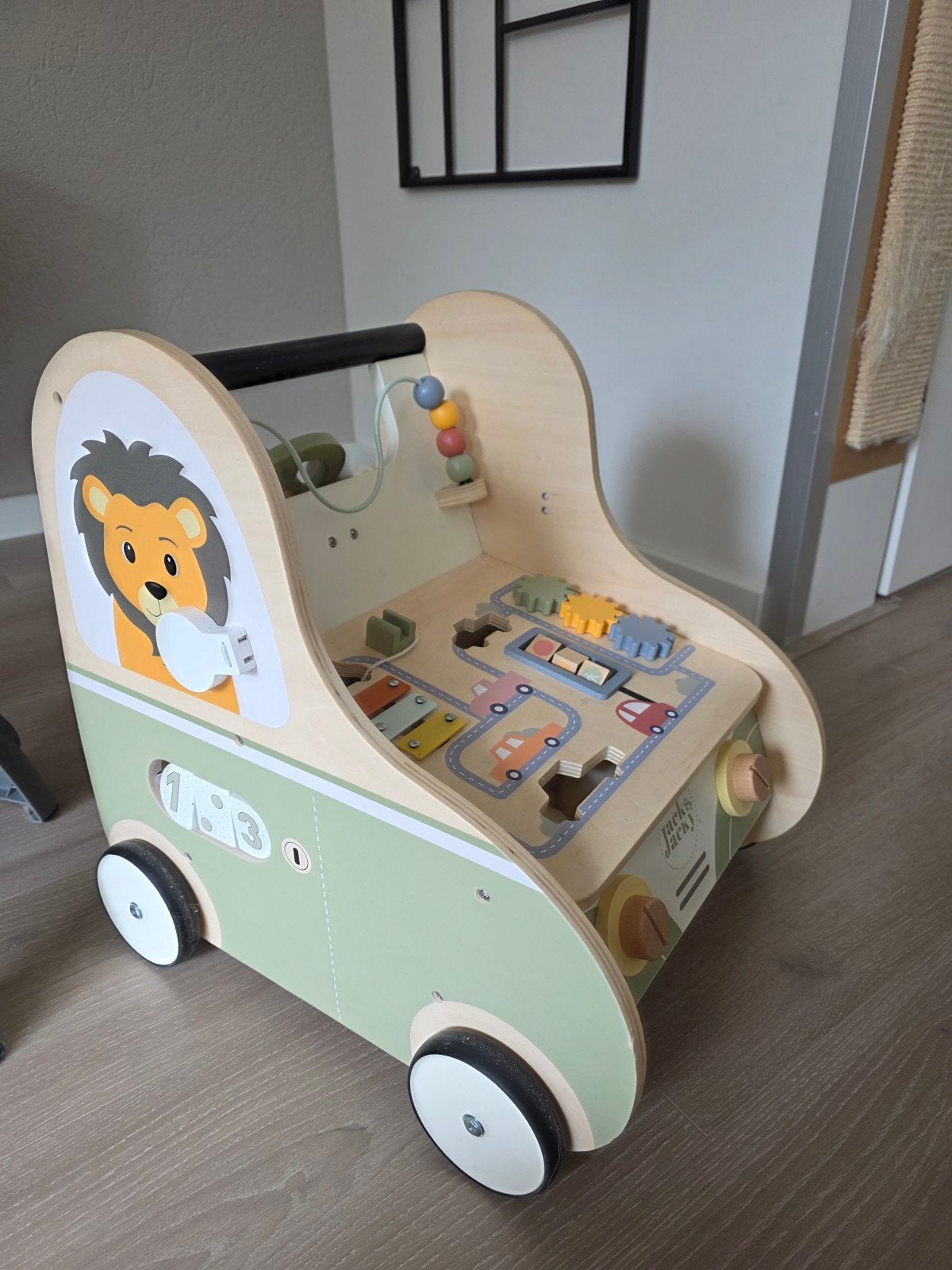 Houten loopkar, Ophalen, Zo goed als nieuw, Minder dan 140 cm, Minder dan 70 cm