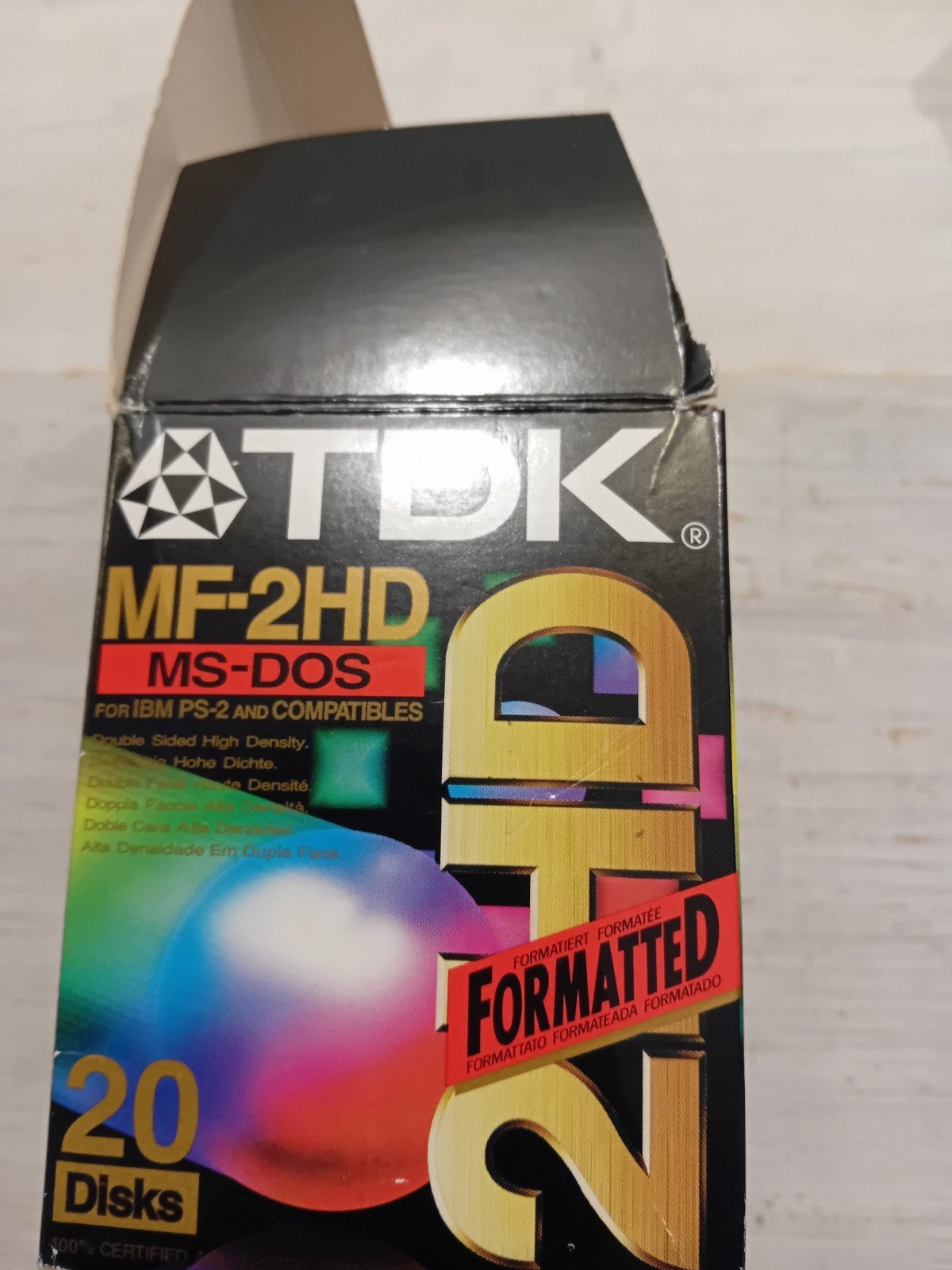 TDK MF-2HD MS-DOS geformatteerde diskettes (20 stuks), Ophalen, Intern, HDD, 3.5 inch