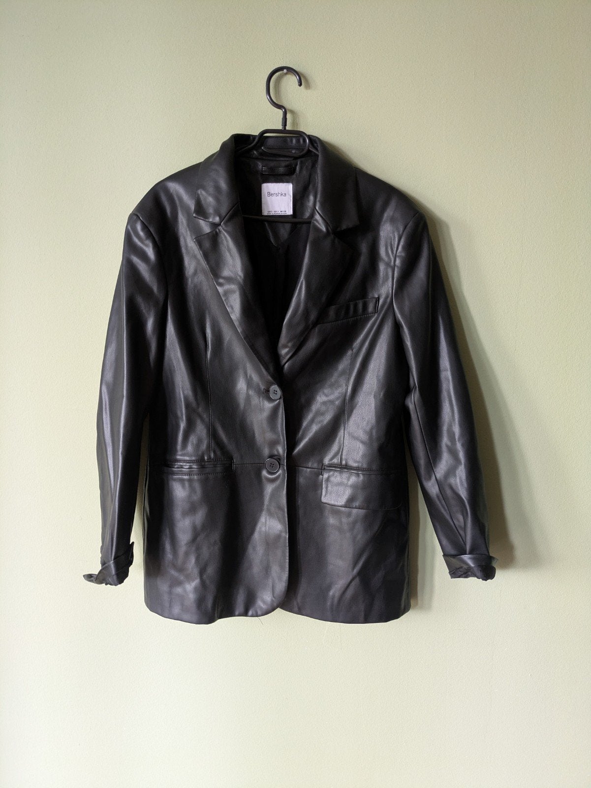 Jasje van bershka maat S (1), Maat 38/40 (M), Zwart, Zo goed als nieuw, Bershka