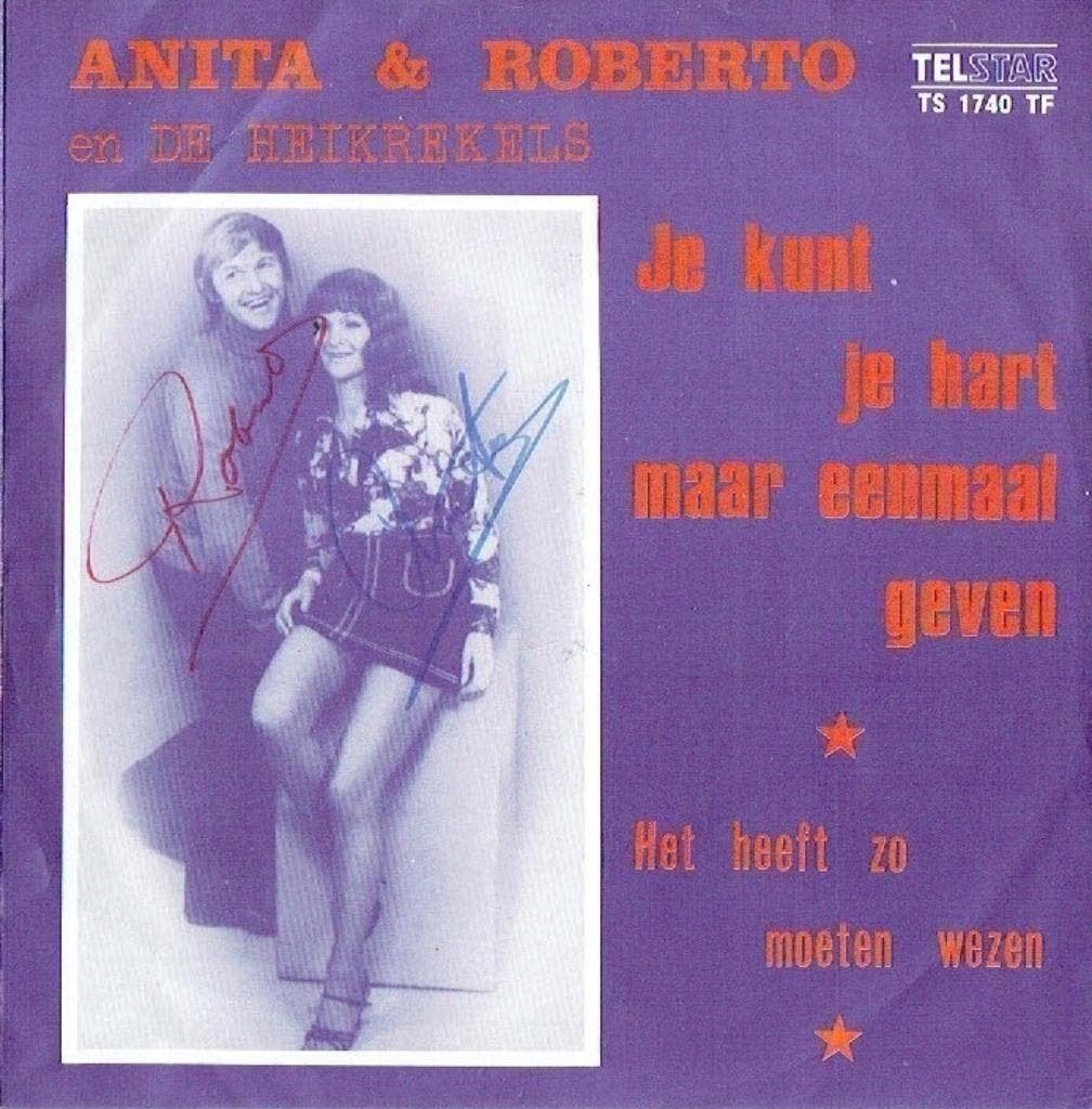 Anita & Roberto En De Heikrekels–Je Kunt Je Hart Maar Geven, Ophalen of Verzenden, Zo goed als nieuw, Nederlandstalig