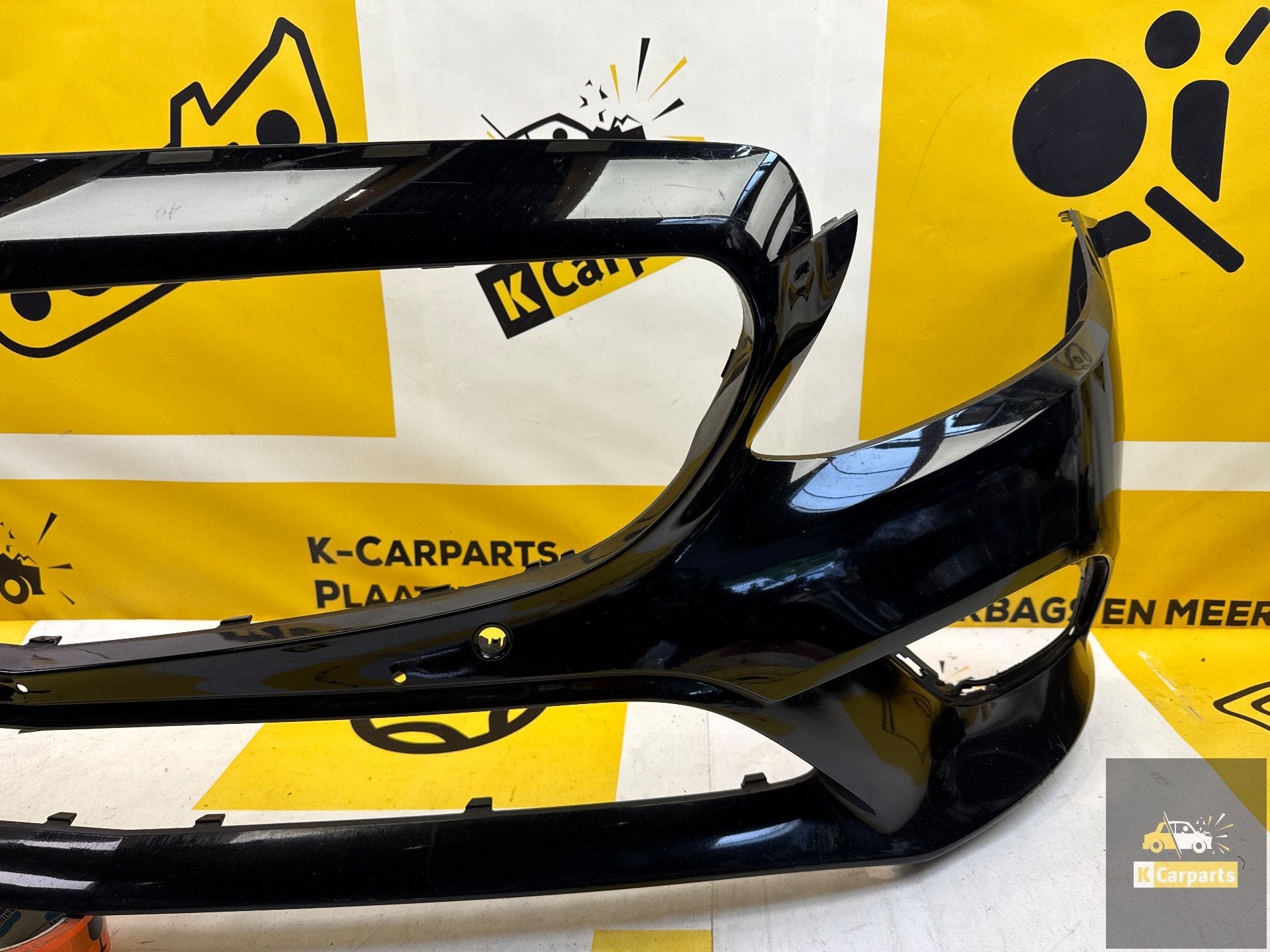 Voorbumper Mercedes C Klasse W205 Facelift 4xpdc a2058851101, Gebruikt, Mercedes-Benz AG, Voor, Mercedes-Benz