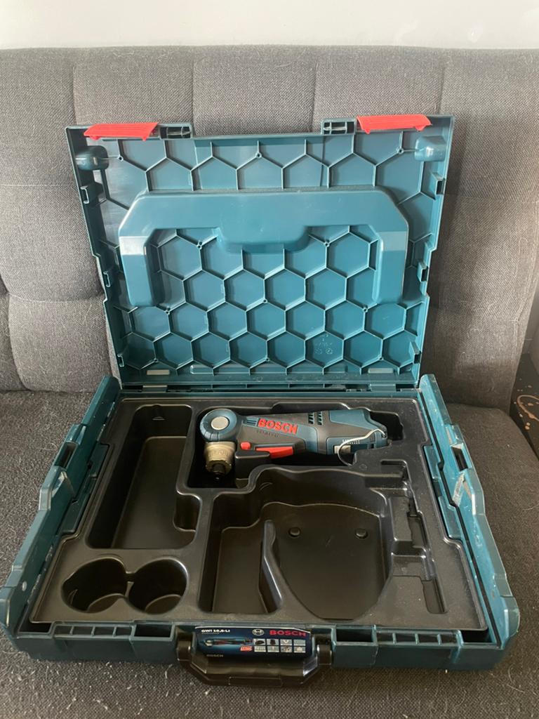 Bosch Professional Gwi 10.8 V-Li Hoekschroevendraaier, Ophalen of Verzenden, Zo goed als nieuw, Boor- en Schroefmachine