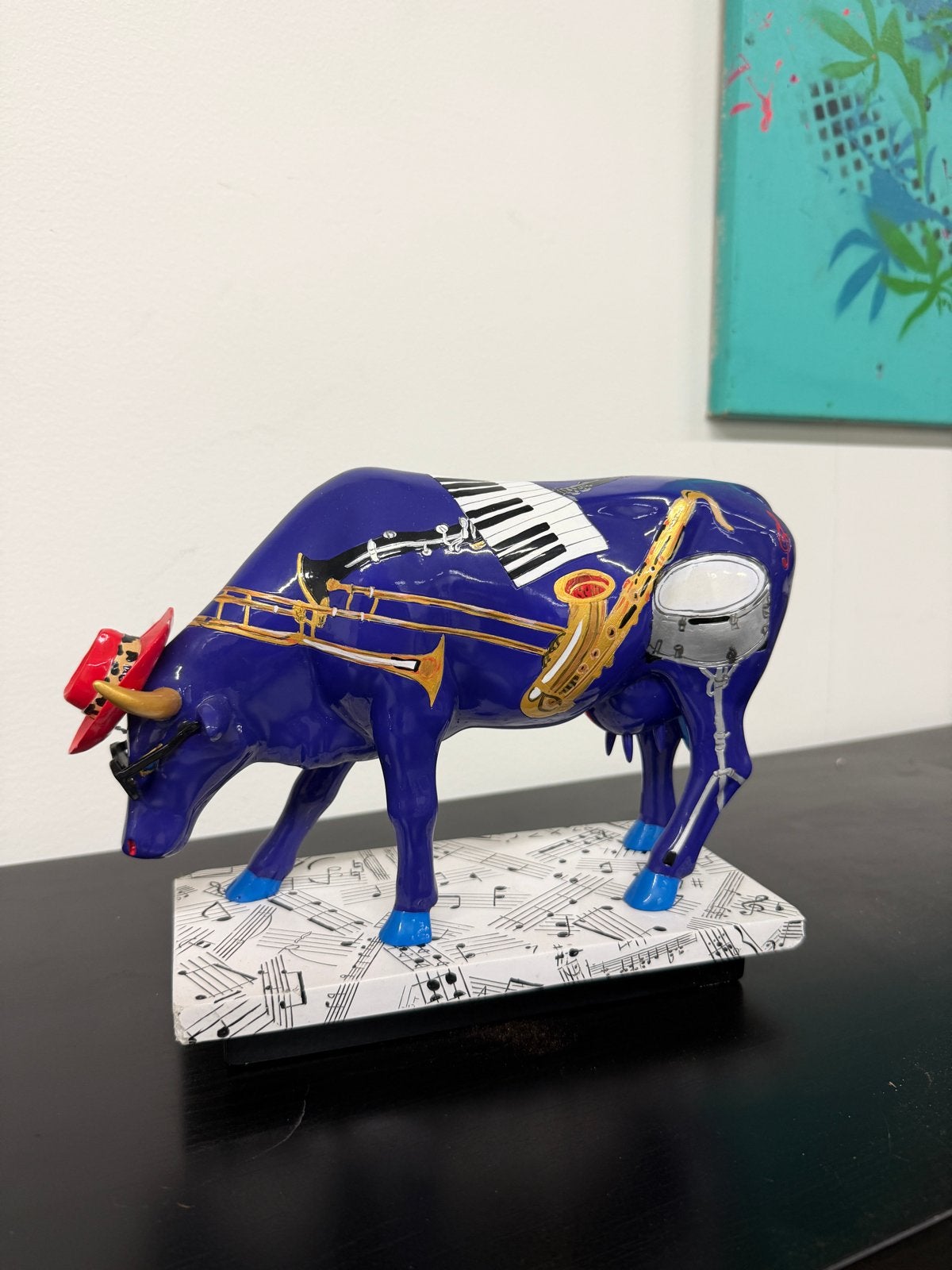 Cow Parade 'Jazz Cow' - Uniek verzamelobject, Verzamelen, Ophalen of Verzenden, Zo goed als nieuw, Dier