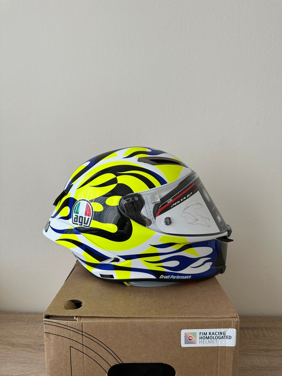 NEW!!! AGV Pista GP RR Valentino Rossi Soleluna 2023 Limited, Nieuw met kaartje, Ophalen of Verzenden, L, Integraalhelm