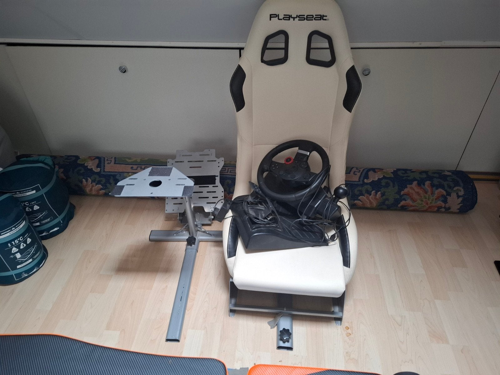 Playseat racestoel met stuur en pedalen, Ophalen, Overige merken, Gebruikt