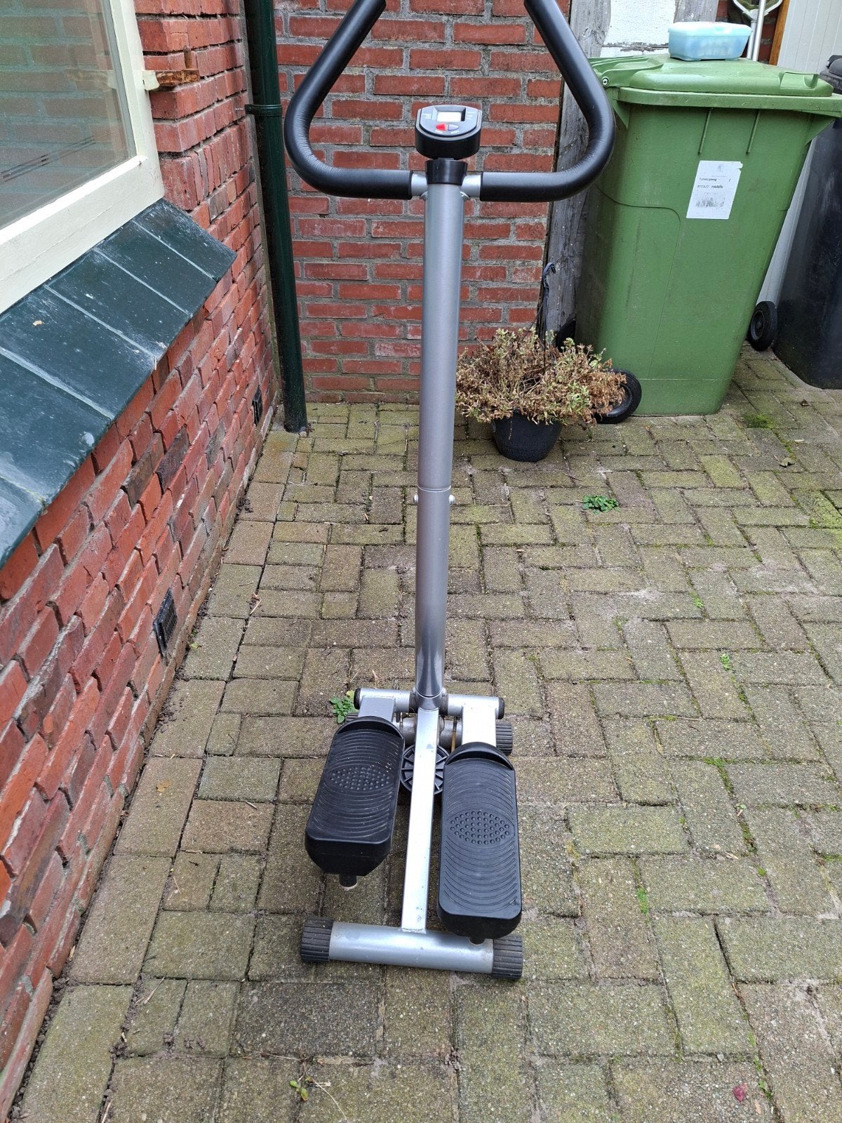 Compacte Stepper met Handvat - Ideaal voor Thuis, Gebruikt, Stepapparaat, Ophalen of Verzenden, Metaal