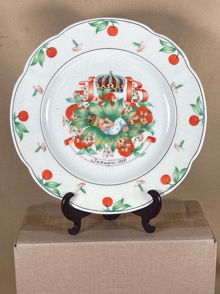 Geboortebord Beatrix Jauari 1938, Verzamelen, Koninklijk Huis en Royalty, --, Overige typen, Ophalen of Verzenden, Zo goed als nieuw