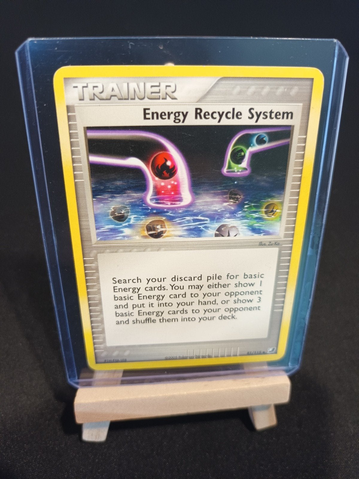 Pokémon Energy Recycle System 81/115 - EX Unseen Forces - LP, Ophalen of Verzenden, Gebruikt, Losse kaart
