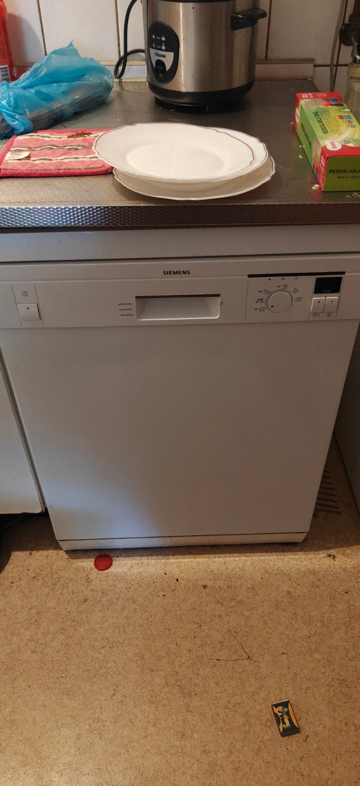 Siemens onderbouw Vaatwasser - Wit, Gebruikt, 60 cm of meer, Ophalen of Verzenden, 85 tot 90 cm