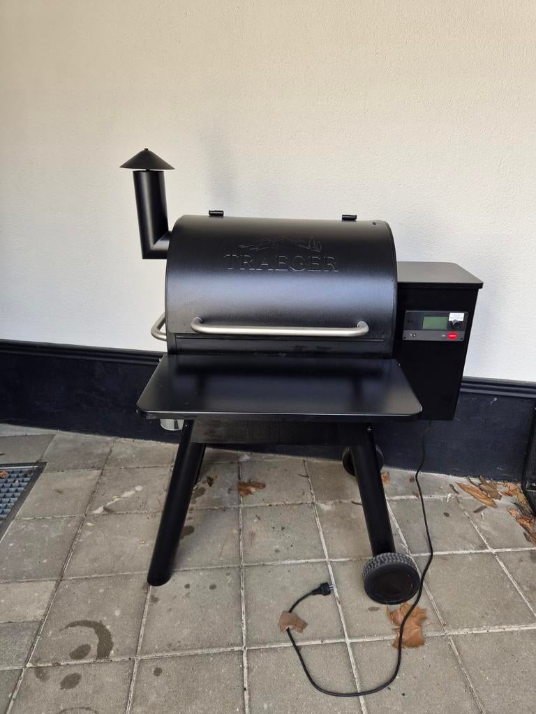 Traeger Pellet Grill zo goed als nieuw, Tuin en Terras, Houtskoolbarbecues, Ophalen, Gebruikt, Traeger