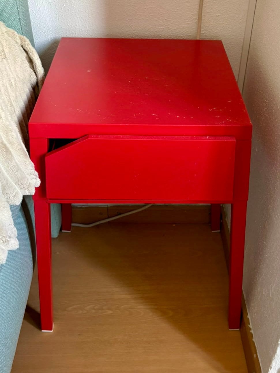 Metalen IKEA nachtkastjes, Huis en Inrichting, Ophalen, Gebruikt, Minder dan 45 cm, Metaal of Aluminium