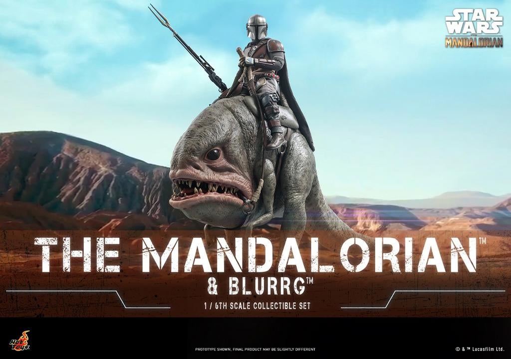 Hot Toys Star Wars The Mandalorian & Blurrg 1/6 Schaal, Ophalen of Verzenden