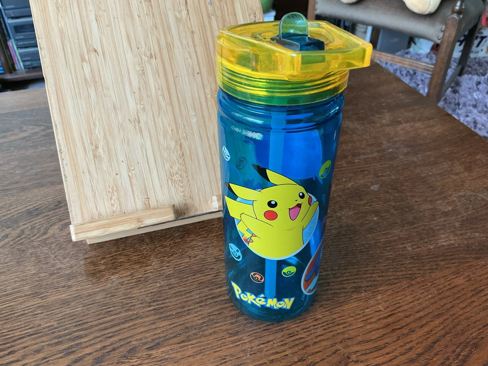 Pokemon drinkfles met Pikachu, Rowlet, Litten, Popplio, Ophalen of Verzenden, Gebruikt, Jongen of Meisje
