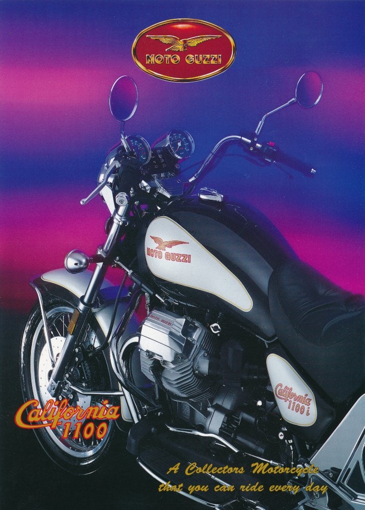 Moto Guzzi California 1100i brochure, FULL SIZE NEW, Ophalen of Verzenden, Nieuw, Motoren