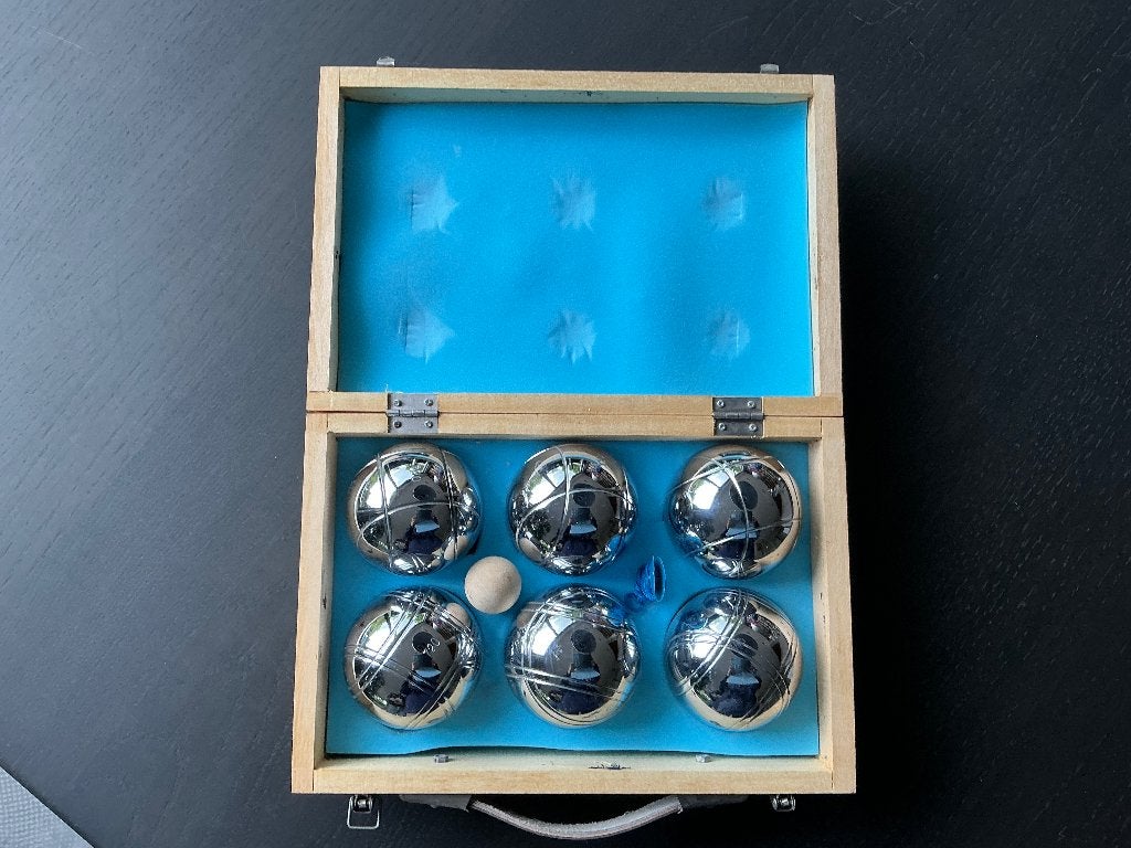 Jeu de boule set, Sport en Fitness, Bowlen, Ophalen of Verzenden, Zo goed als nieuw, Bal