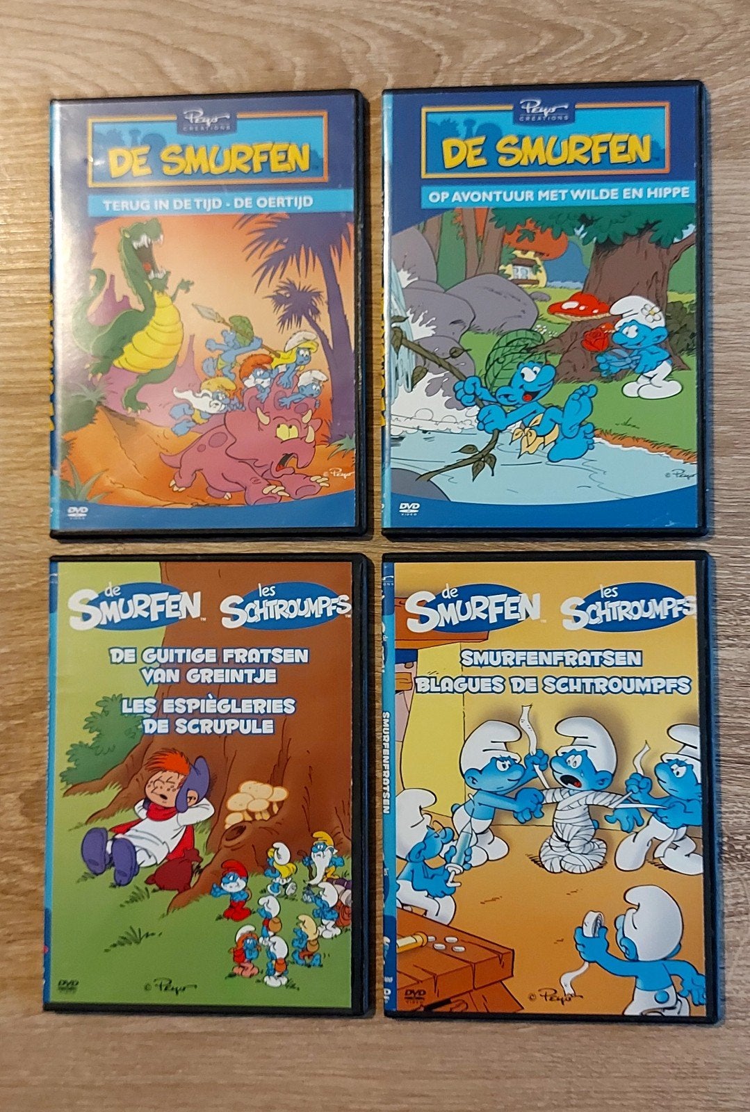 4 verzamel dvd's:  de Smurfen, Verzamelen, Smurfen, Ophalen of Verzenden, Zo goed als nieuw, Verschillende Smurfen, Overige typen