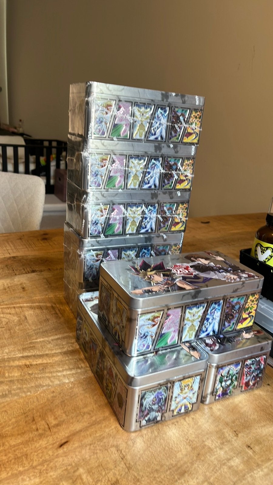 Yu-Gi-Oh 8x tin 25th anniversary, Ophalen, Zo goed als nieuw