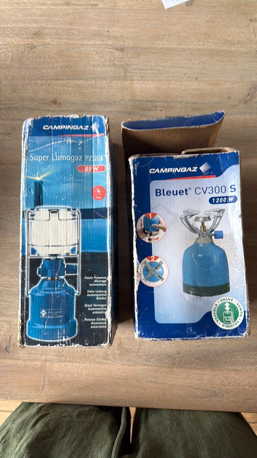 Campingaz lamp en kookstelletje, Caravans en Kamperen, Ophalen, Gebruikt