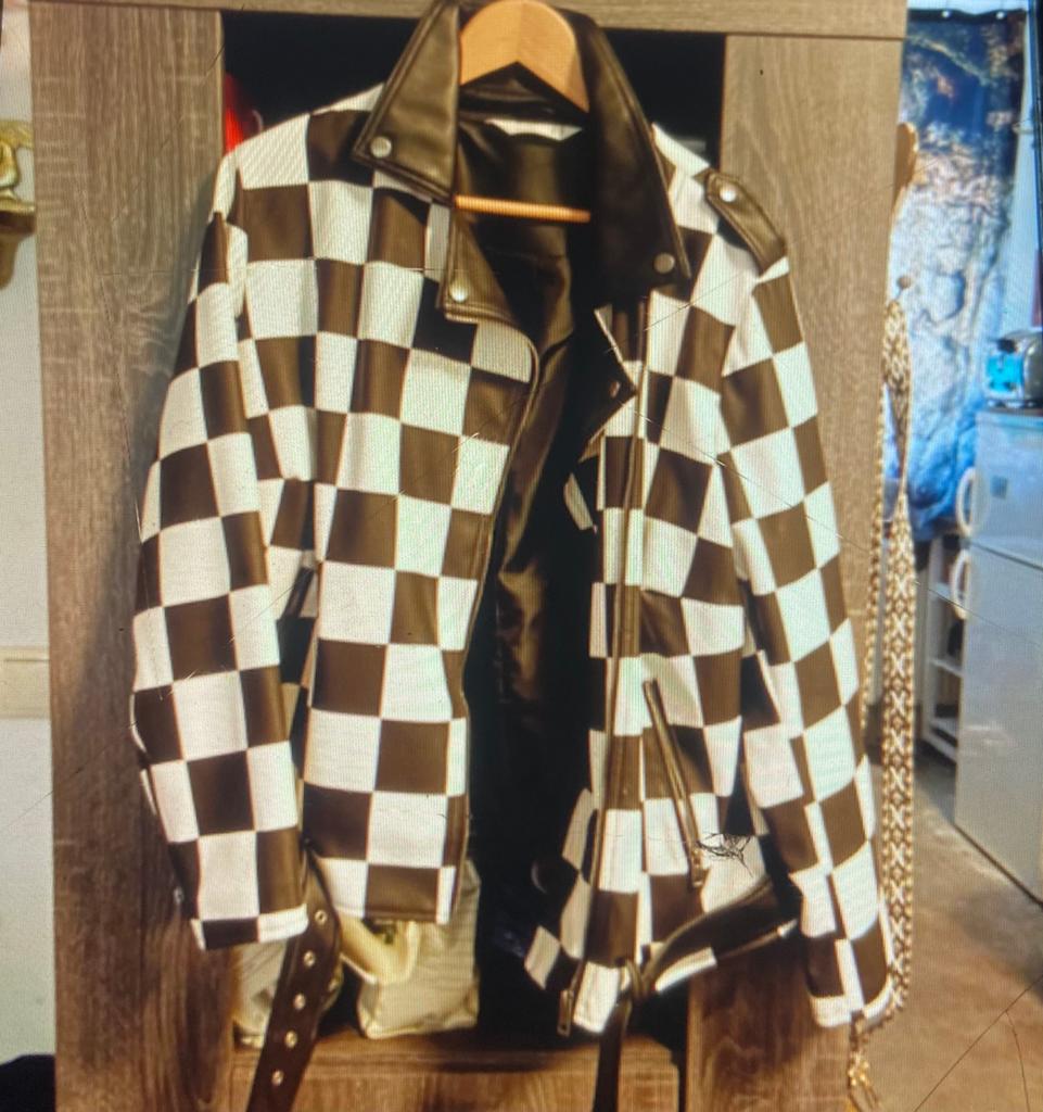 Bikers jack maat 48, Ophalen of Verzenden, Gedragen, Maat 46/48 (XL) of groter, Zwart
