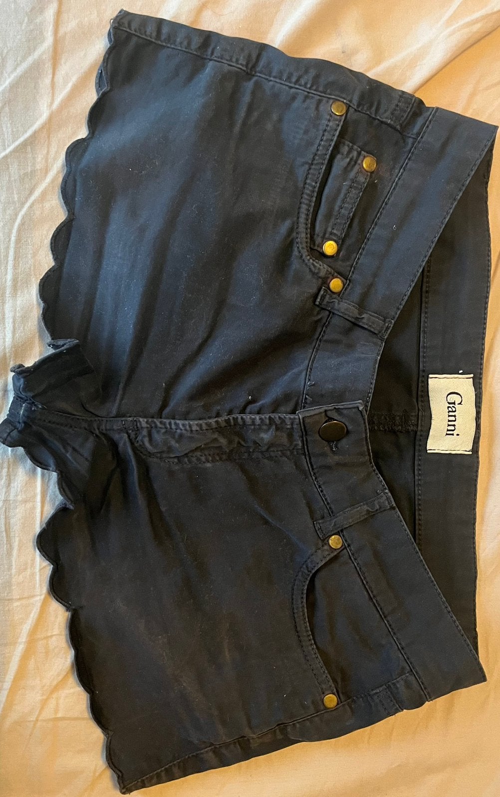 Ganni shorts maat S, Kleding | Dames, Broeken en Pantalons, Ophalen, Kort, Zwart, Maat 36 (S)