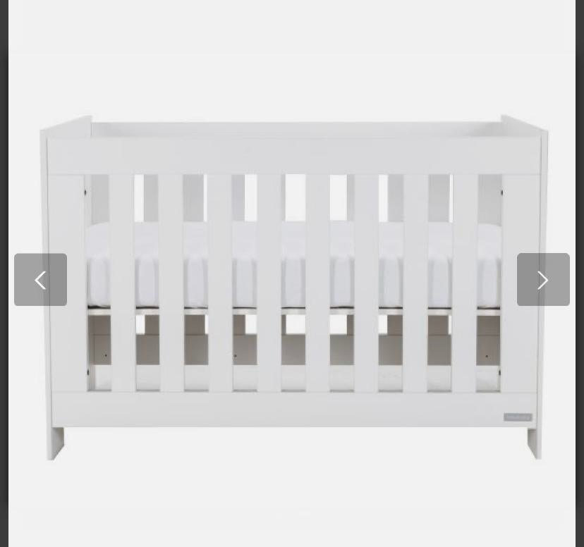 Free interbaby Ledikant 60 x 120, Kinderen en Baby's, Kinderkamer | Bedden, Ophalen, Zo goed als nieuw, Minder dan 140 cm, Minder dan 70 cm