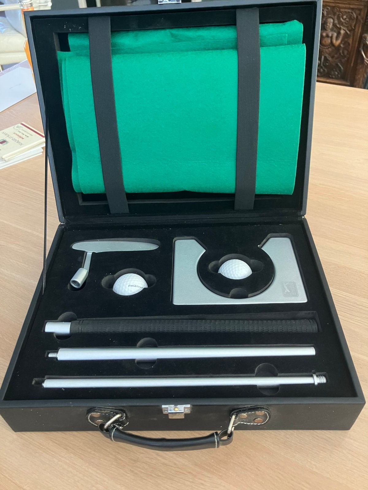 Nieuw in koffer golf putter set, compleet, Ophalen of Verzenden, Nieuw, Set