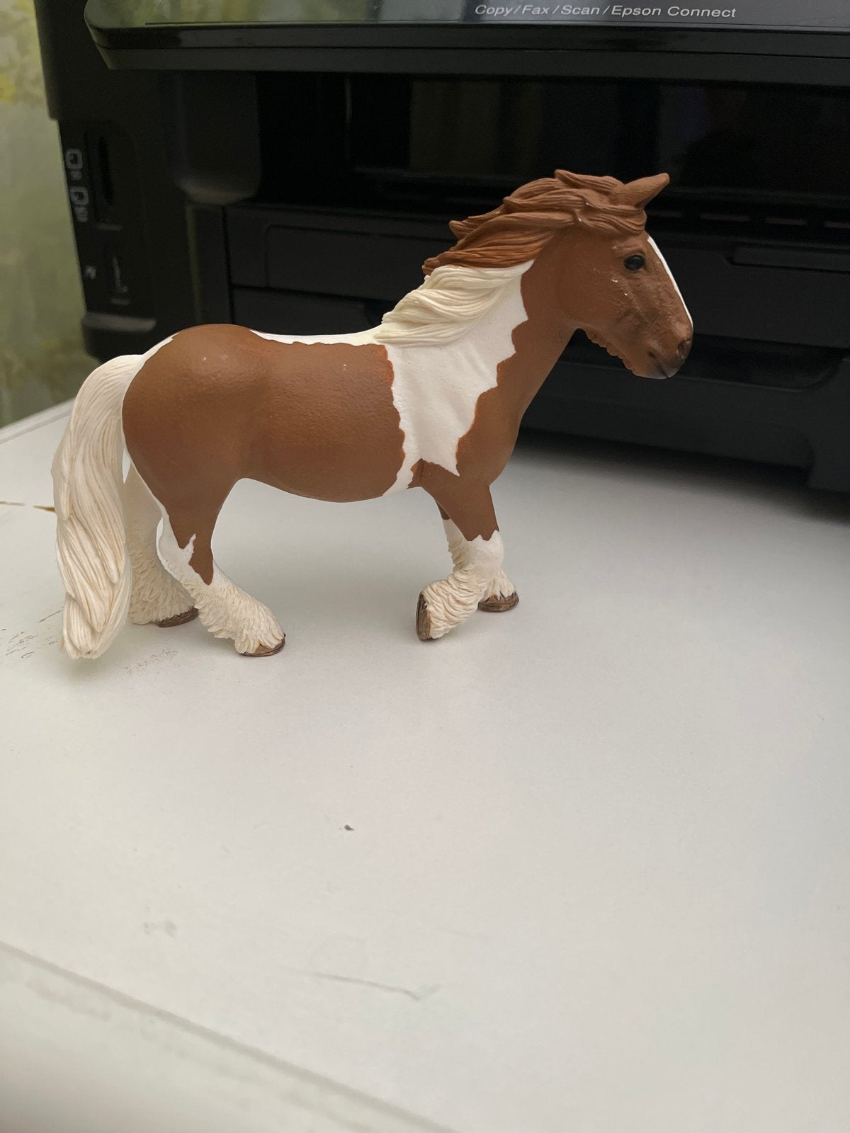 Schleich Tinker merrie paard figuur, Ophalen of Verzenden, Gebruikt