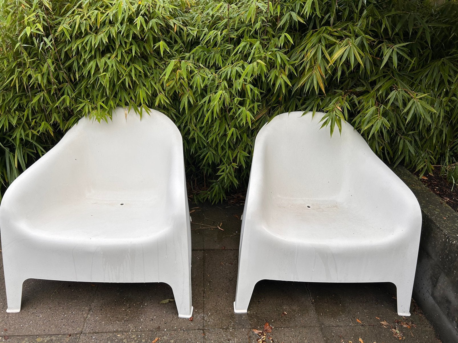 . 2 stuks IKEA SKARPÖ tuinstoel, Ophalen, Gebruikt, Kunststof