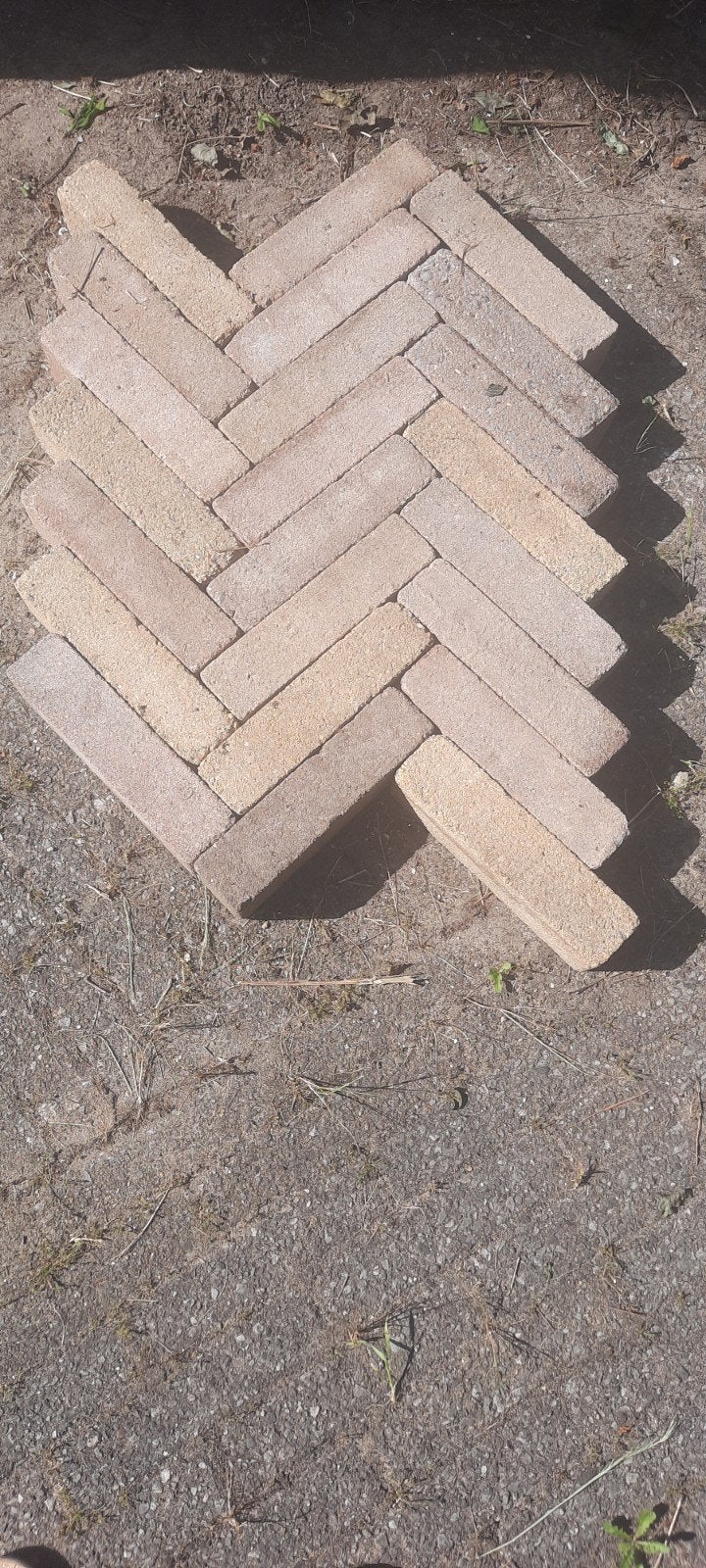 Tuintegels: Klinkers te koop tricolore, Ophalen, Overige materialen, Minder dan 20 cm, Minder dan 5 m²