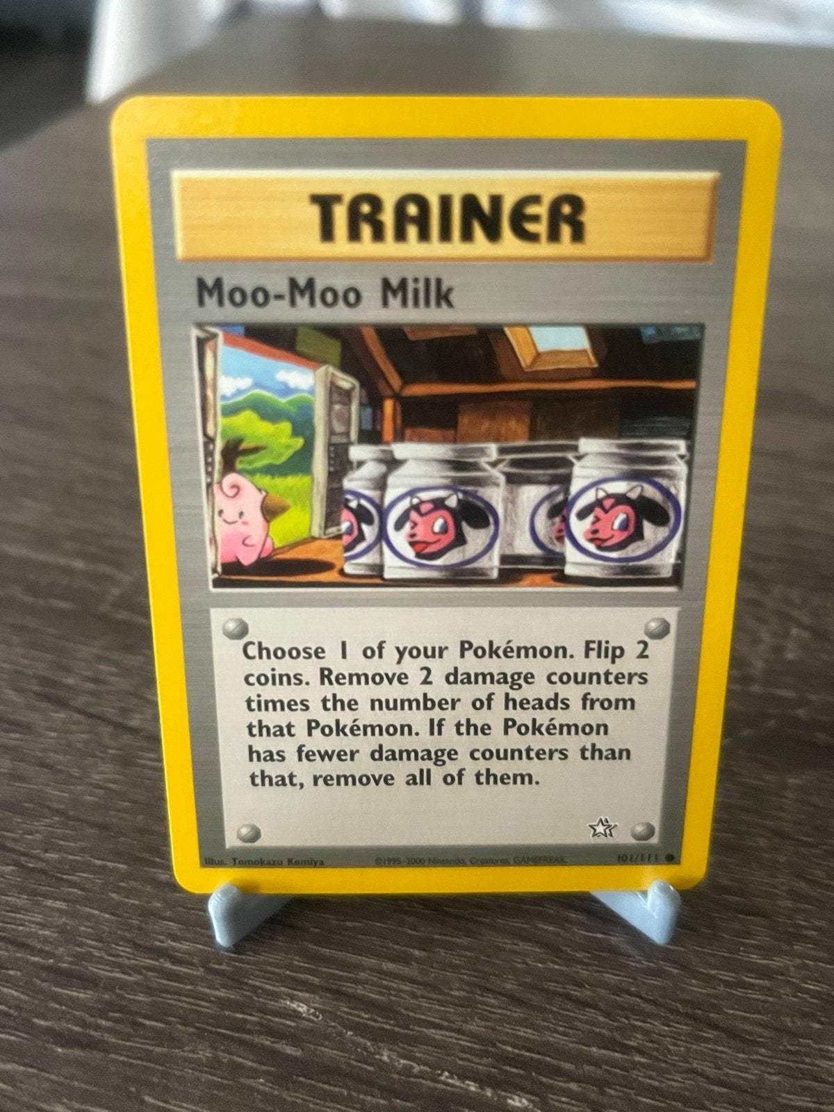 Moo Moo Milk (101/111) - Neo Genesis - EX, Hobby en Vrije tijd, Ophalen of Verzenden, Zo goed als nieuw, Losse kaart