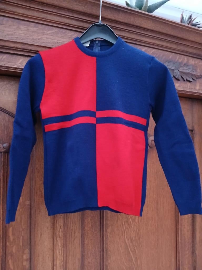 Vasa nieuwe marine blauwe/rode trui maat 128, Ophalen of Verzenden