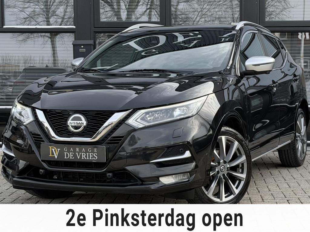 Nissan Qashqai 1.3 DIG-T N-Tec Aut ACC Bose Panoramadak Ruit, Gebruikt, Zwart, 4 cilinders, 1290 kg