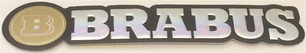 Brabus metallic sticker #2, Auto diversen, Autostickers, Ophalen of Verzenden