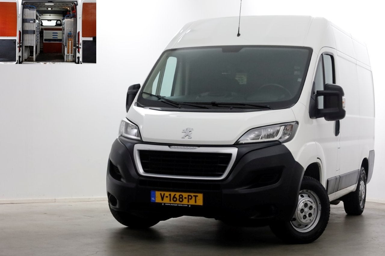 Peugeot Boxer 2.0 BlueHDI E6 130pk L1H2 Premium Navi/Camera/, Voorwielaandrijving, Dealer onderhouden, Gebruikt, Euro 6