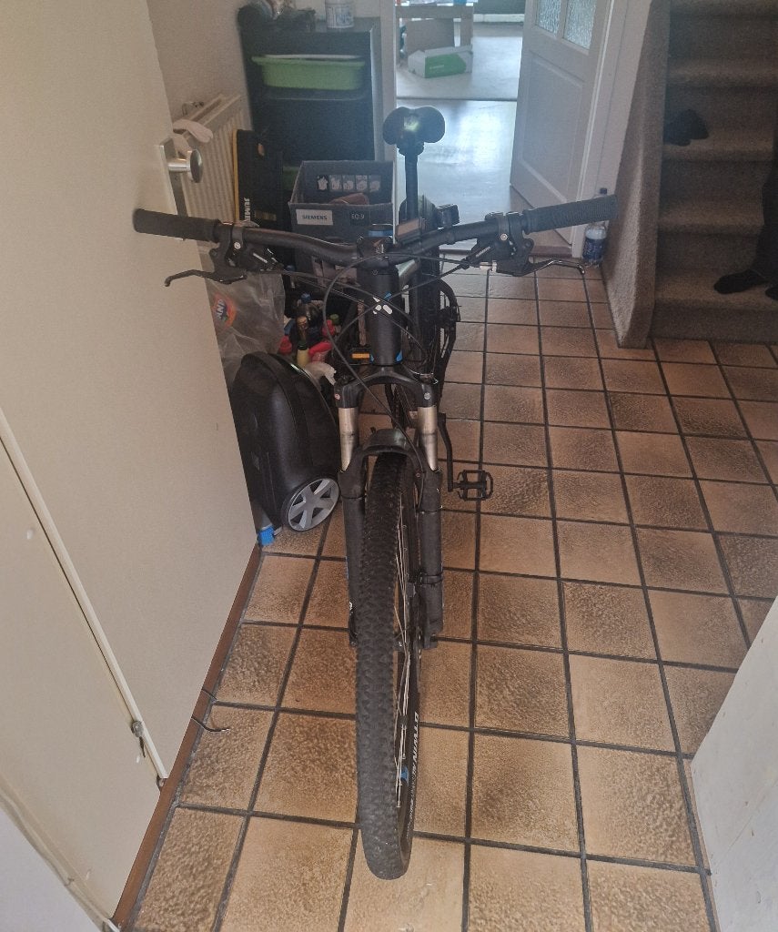Rock rider 520 mountainbike zwart, Fietsen en Brommers, Gebruikt, Heren, 49 tot 53 cm, Schijfrem