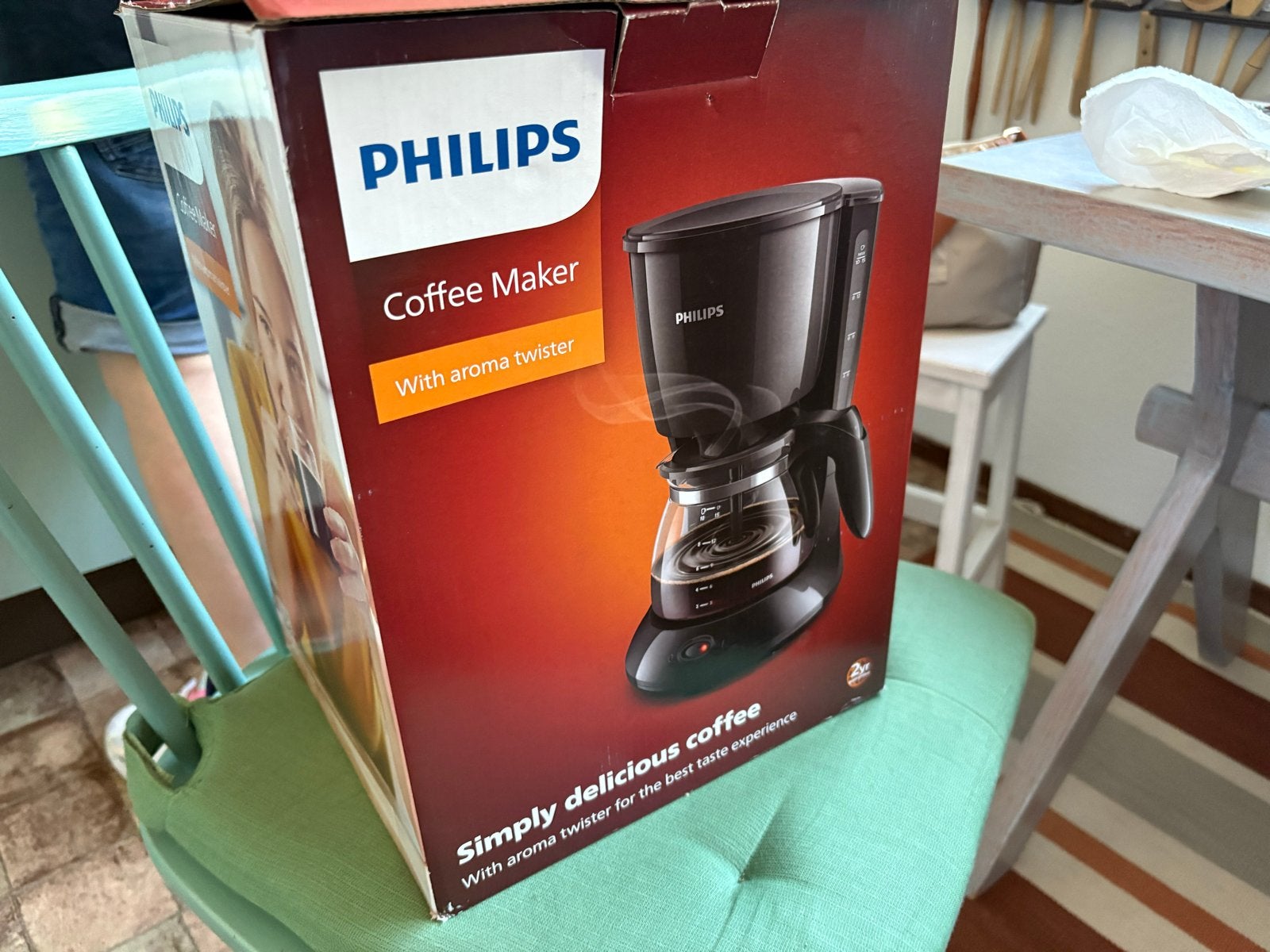 Philips Koffiezetapparaat - Slechts 3 weken oud!, Witgoed en Apparatuur, Koffiezetapparaten, Ophalen, 10 kopjes of meer, Koffiemachine