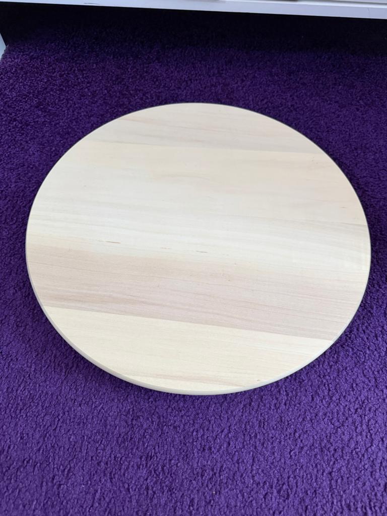 IKEA SNUDDA Draaiplateau van hout, Hout, Beige, Ophalen of Verzenden, Zo goed als nieuw