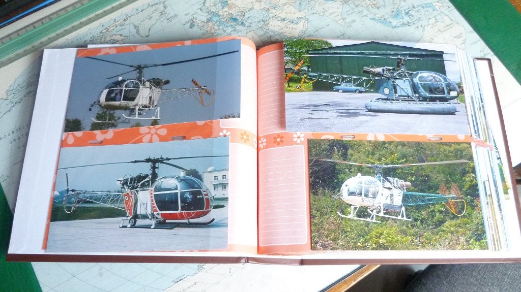 200 Aerospatiale Alouette II en III in steek-album (herdruk), Verzenden, Nieuw, Kaart, Foto of Prent