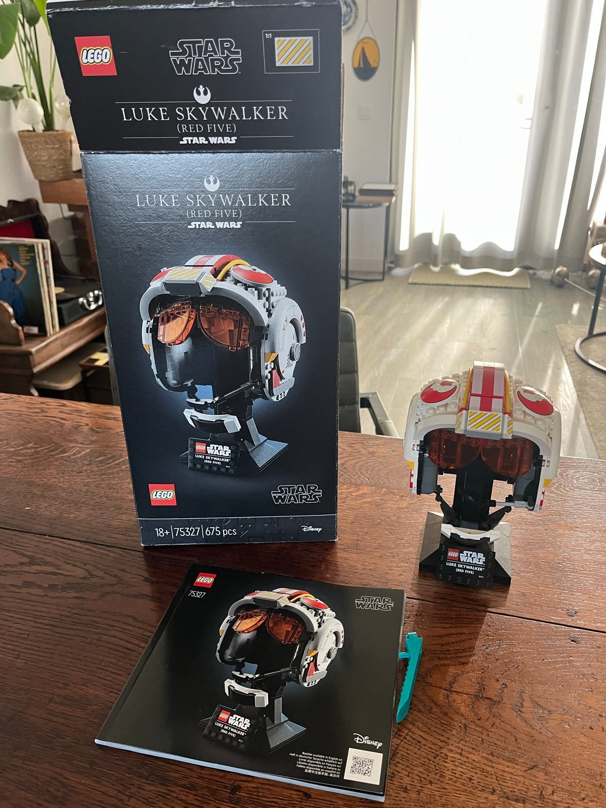 LEGO Star Wars Luke Skywalker (Red Five) Helm 75327, Ophalen of Verzenden, Zo goed als nieuw, Lego
