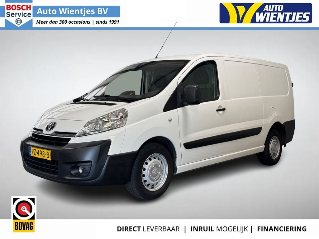 Toyota PROACE 2.0D 94kw | L2H1 | Comfort 3-Pers | Airco, Auto's, Bestelauto's, Euro 5, Gebruikt, 4 cilinders, Wit