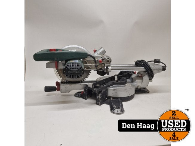 Metabo KGS 216m afkortzaag 240V | Inc garantie, Metabo, Zo goed als nieuw, Support@metabo.com, Metabo Corporation, Metabo-Werke GmbH, 
72622 NÃ¼rtingen
Germany