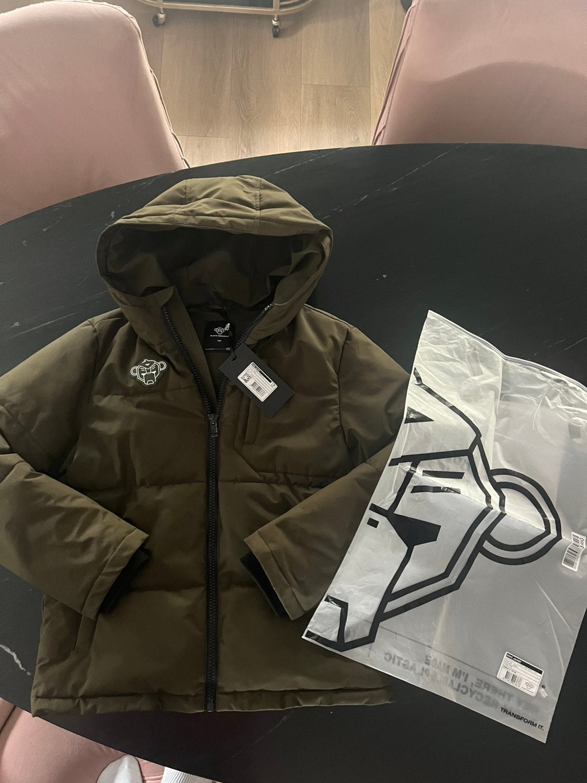 Black bananas winterjas Sonic Jacket 152 green, Ophalen of Verzenden, Zo goed als nieuw, Jongen, Jas