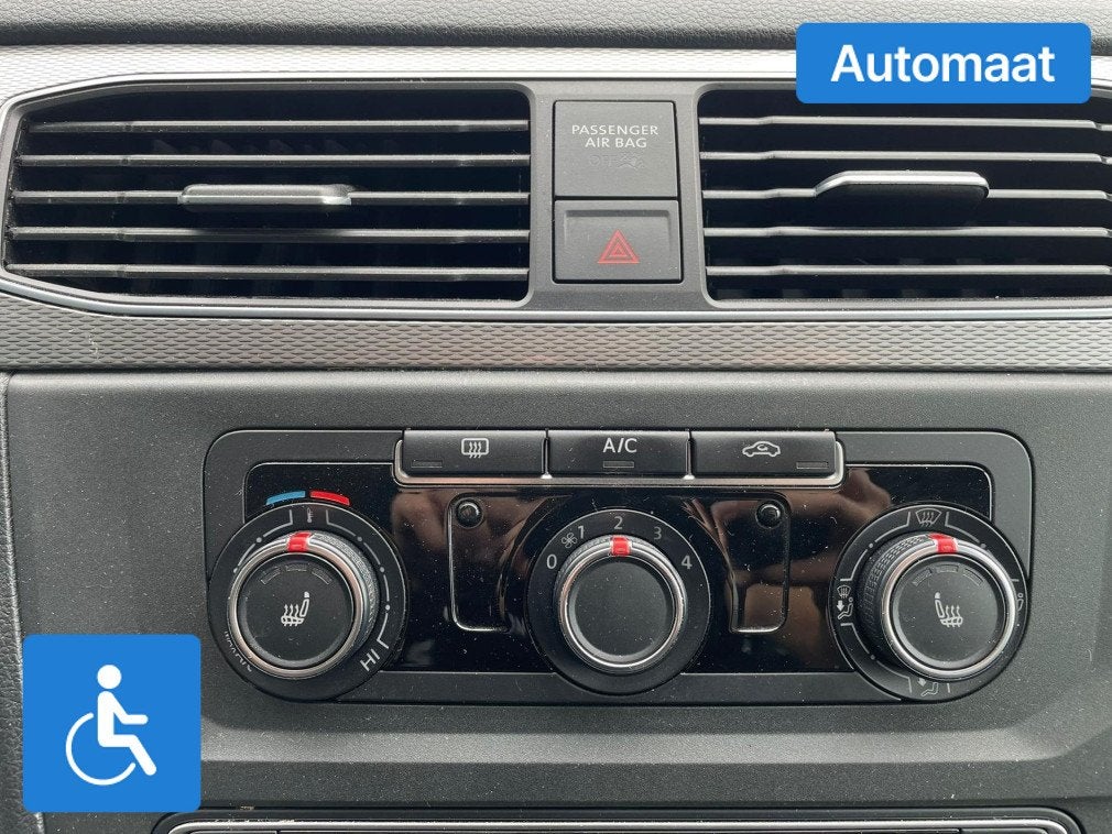 Volkswagen Caddy 1.4 TSI 92KW (bj 2017, automaat), Auto's, Volkswagen, Automaat, 12 maanden, Gebruikt, Zwart