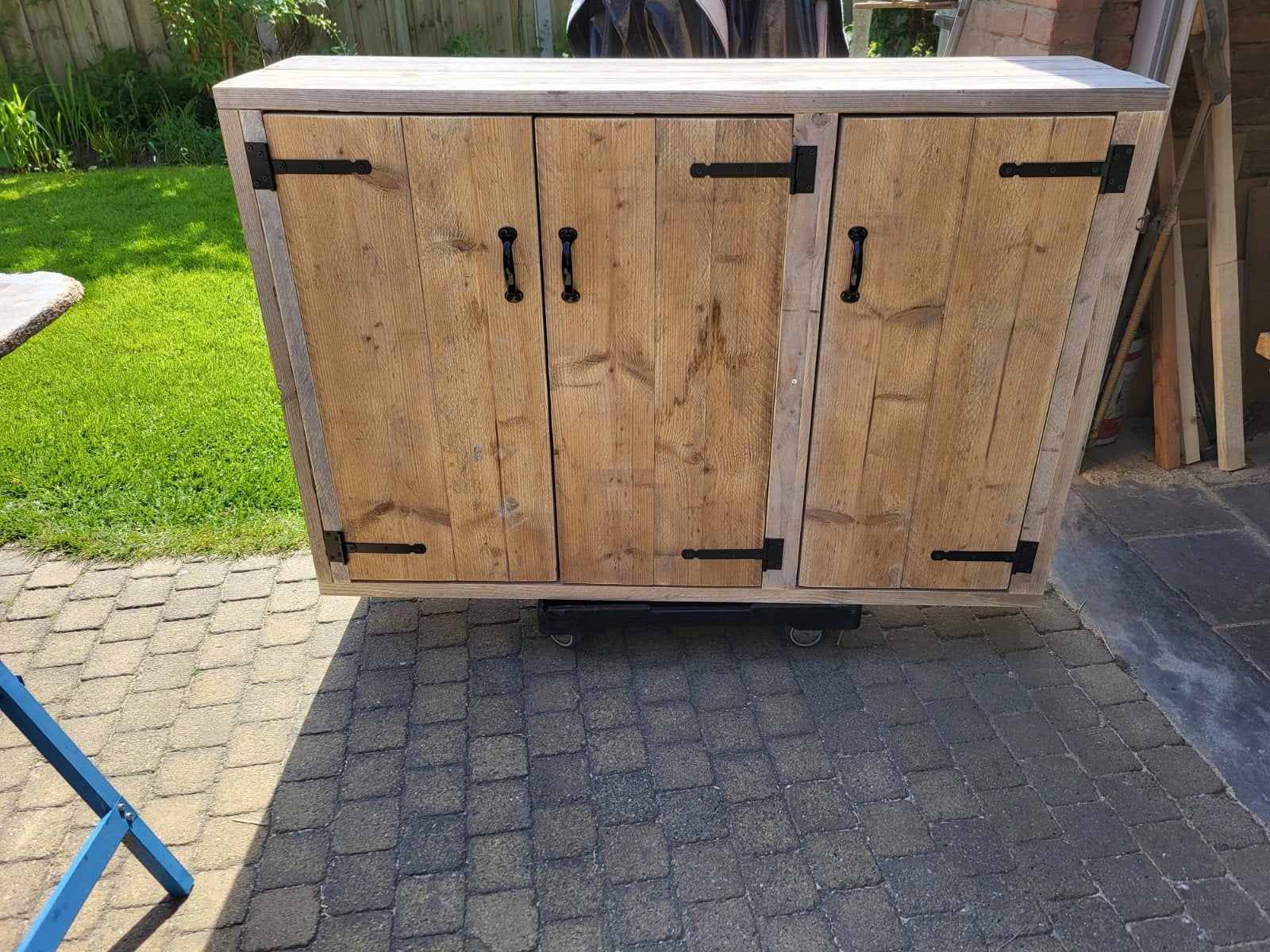 Dressoir steigerhout, Huis en Inrichting, Kasten | Dressoirs, Nieuw, 25 tot 50 cm, Ophalen
