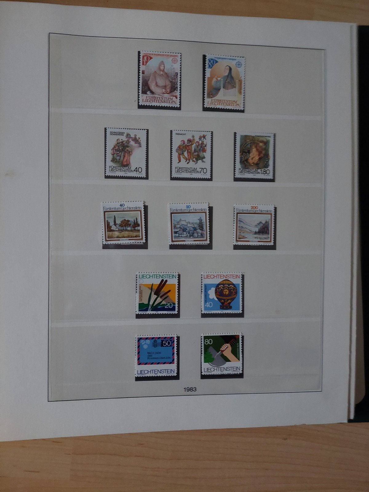 Lindner Album Liechtenstein 1983-1994 & Luchtruim 1995-1997, Ophalen of Verzenden, Overige landen, Postfris